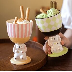 Cute Bunny Ice Cream Cup
